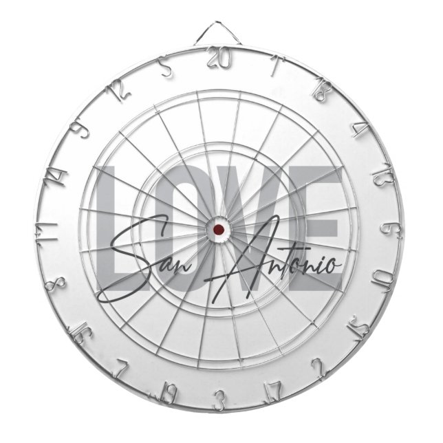 Cible De Fléchettes Design moderne, simple, chic, cool Love San Antoni (Devant)