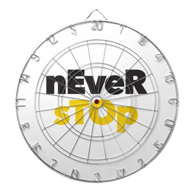 Cible De Fléchettes Design typographique moderne, simple et audacieux (Devant)