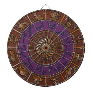 Cible De Fléchettes Diana con armazón metálico Signos zodíacos