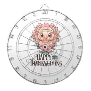 Cible De Fléchettes Dinde de Thanksgiving mignonne
