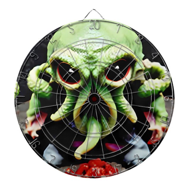 Cible De Fléchettes Dîner avec Cthulhu (Devant)