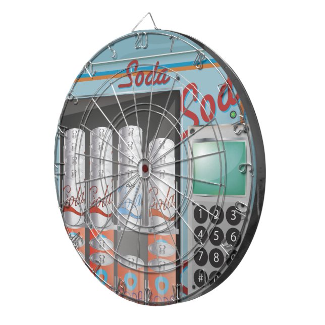 Cible De Fléchettes Distributeur automatique (Devant droit)