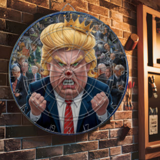 Cible De Fléchettes Donald Trump Le roi des fléchettes