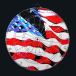 Cible De Fléchettes Drapeau américain<br><div class="desc">american-flag,  new-york,  manhattan,  design,  pop-art,  vintage,  drapeau,  amérique,  états-unis,  couleurs</div>
