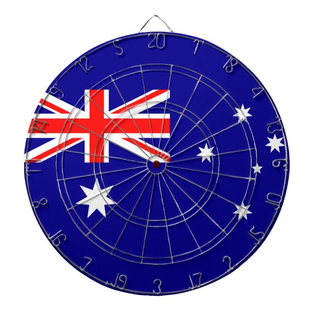 Cible De Fléchettes Drapeau Australie (Devant)