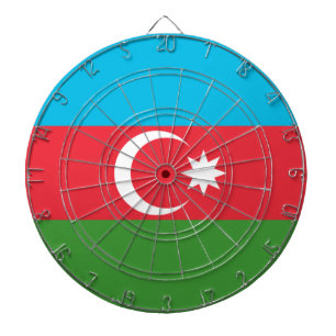 Cible De Fléchettes Drapeau Azerbaïdjan