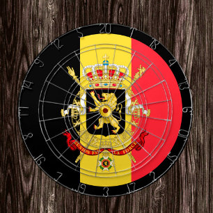 Cible De Fléchettes Drapeau Belge Dartboard & Belgique / Jeu