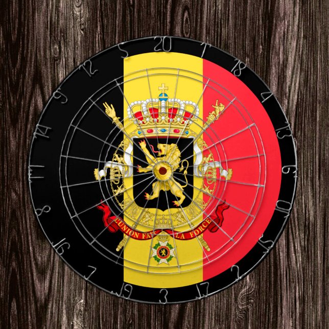 Cible De Fléchettes Drapeau Belge Dartboard & Belgique / Jeu (Créateur téléchargé)