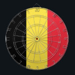 Cible De Fléchettes Drapeau Belgique Tricolore<br><div class="desc">Drapeau de la Belgique tricolore:  "L'union fait la force" ("Eendracht maakt macht" en néerlandais et "Einigkeit macht stark" en allemand).</div>