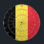 Cible De Fléchettes Drapeau Belgique Tricolore<br><div class="desc">Drapeau de la Belgique tricolore:  "L'union fait la force" ("Eendracht maakt macht" en néerlandais et "Einigkeit macht stark" en allemand).</div>
