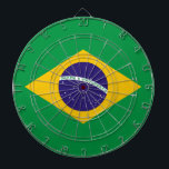Cible De Fléchettes Drapeau brésilien<br><div class="desc">Drapeau brésilien</div>