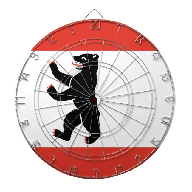 Cible De Fléchettes Drapeau de Berlin (ville allemande) (Devant)