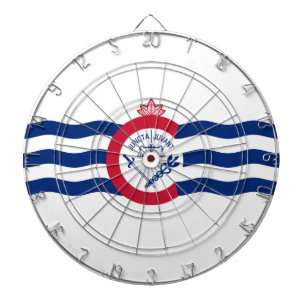 Cible De Fléchettes Drapeau de Cincinnati (Ohio)