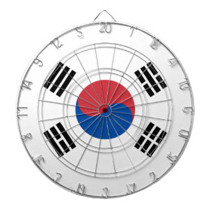 Cible De Fléchettes Drapeau de la Corée du Sud (ROK)