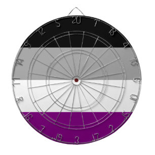 Cible De Fléchettes Drapeau de la fierté sexuelle (As) (Asexuality)