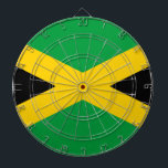 Cible De Fléchettes Drapeau de la Jamaïque<br><div class="desc">Drapeau de la Jamaïque - drapeau jamaïcain</div>
