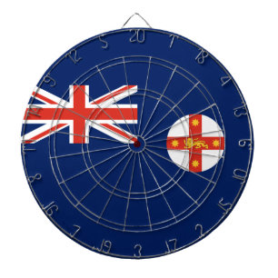 Cible De Fléchettes Drapeau de la Nouvelle-Galles du Sud (État austral