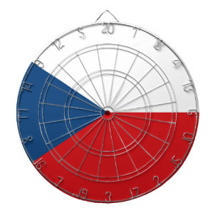 Cible De Fléchettes Drapeau de la République tchèque