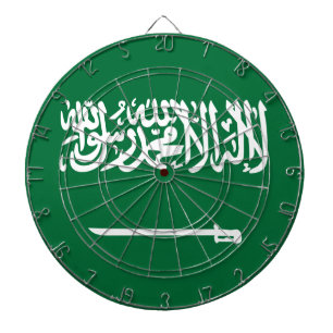 Cible De Fléchettes Drapeau de l'Arabie saoudite