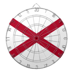 Cible De Fléchettes Drapeau de l'état de l'Alabama