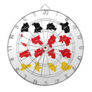 Cible De Fléchettes Drapeau des États allemands