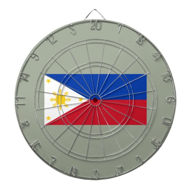 Cible De Fléchettes Drapeau des Philippines (Devant)