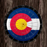 Cible De Fléchettes Drapeau du Colorado Drapeau & Colorado /Jeu améric<br><div class="desc">Tableau noir : Fuseaux du drapeau du Colorado et du Colorado,  jeux pour la famille - amour mon pays,  jeux d'été,  vacances,  fête des pères,  fête d'anniversaire,  étudiants / fans de sports</div>