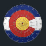 Cible De Fléchettes Drapeau du Colorado tableau de bord personnalisé<br><div class="desc">Le drapeau de l'état du Colorado sur tableau de bord personnalisé. Conception de jeux de drapeau pour la maison, la chambre, pub, bar, mancave, bureau etc. Tableau de bord de la fierté scandinave. Personnalisable avec votre propre texte. Idée cadeau cool pour amis, famille, collègues, enfants ados, etc. Fierté des Colorados....</div>