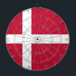 Cible De Fléchettes Drapeau du Danemark<br><div class="desc">Drapeau du Danemark</div>
