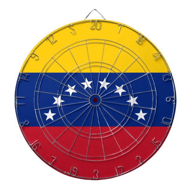 Cible De Fléchettes Drapeau du Venezuela (Devant)