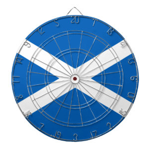 Cible De Fléchettes Drapeau écossais (Saltire) (Drapeau écossais)