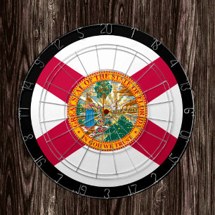 Cible De Fléchettes Drapeau Floride Dartboard & Floride / jeu américai