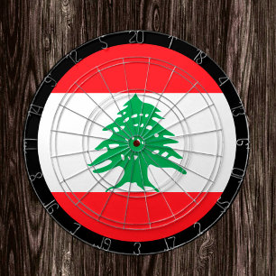 Cible De Fléchettes Drapeau libanais Dartboard & Liban / Jeu