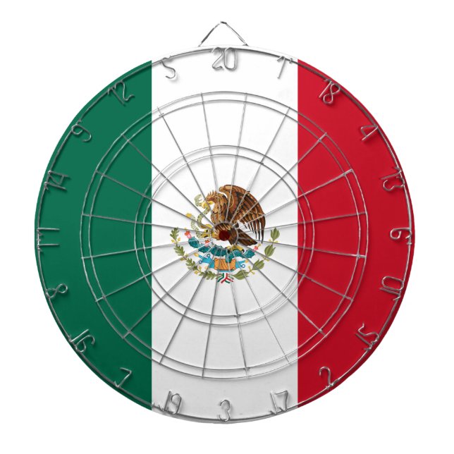 Cible De Fléchettes Drapeau mexicain (Mexique) (Devant)
