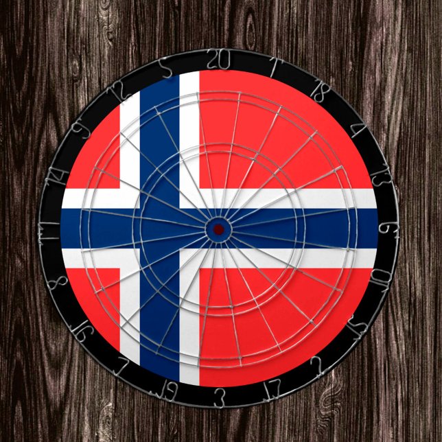 Cible De Fléchettes Drapeau norvégien Tableau de bord & fléchettes / p (Créateur téléchargé)