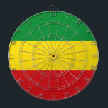 Cible De Fléchettes Drapeau rastafarien Rasta Ethiopie<br><div class="desc">Les couleurs rouge, vert et jaune représentent le drapeau du Rastafarianisme, mais c'est aussi un drapeau de l'Ethiopie. Voici un cadeau Rasta de haute qualité et un grand design pour tous les rastafariens. Visitez notre magasin pour trouver plus de cadeaux Rasta cool et d'autres idées cadeaux de drapeaux du monde....</div>