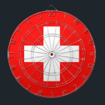 Cible De Fléchettes Drapeau Suisse<br><div class="desc">Drapeau de la Suisse: "Unus pro omnibus,  omnes pro uno" → Un pour tous,  tous pour un!</div>