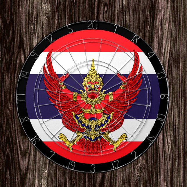 Cible De Fléchettes Drapeau thaïlandais Dartboard & Thaïlande / platea (Créateur téléchargé)