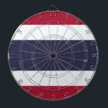 Cible De Fléchettes Drapeau Thaïlande<br><div class="desc">Drapeau de la Thaïlande: Il est composé de cinq bandes horizontales de couleurs rouge,  blanc,  bleu,  blanc et rouge. La bande bleue centrale est deux fois plus large que les autres.</div>