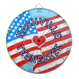 Cible De Fléchettes Drapeau USA Rouge Blanc Bleu de la ville état pers