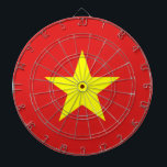 Cible De Fléchettes Drapeau Vietnam Jaune Star Dartboard<br><div class="desc">Drapeau du Vietnam. Conception sur tableau de bord. Vêtements assortis,  accessoires,  produits de bureau,  produits maison et plus...  N'oubliez pas toute la collection.</div>