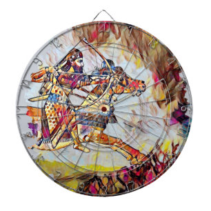 Cible de fléchettes du guerrier assyrien