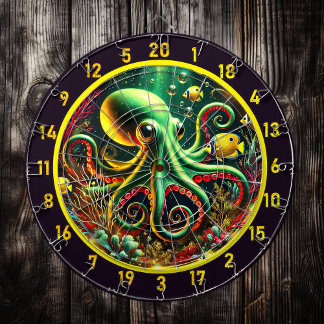 Cible De Fléchettes Eaux enchantées Poutarde Octopus