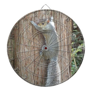 Cible De Fléchettes Écureuil sur le tableau de bord de l'arbre