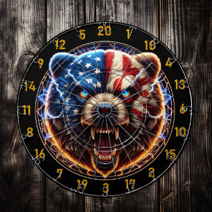 Cible De Fléchettes Électrification de l'Esprit Ours du Sauvage