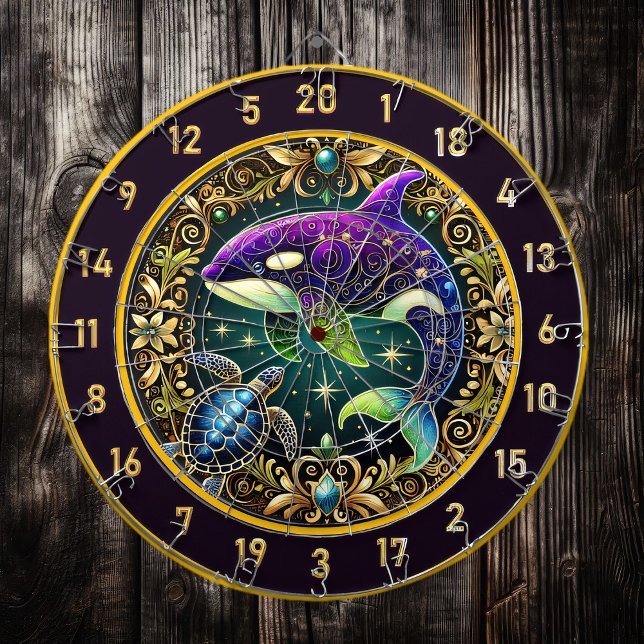 Cible De Fléchettes Elégance sous-marine Orca Dartboard Decor (Créateur téléchargé)