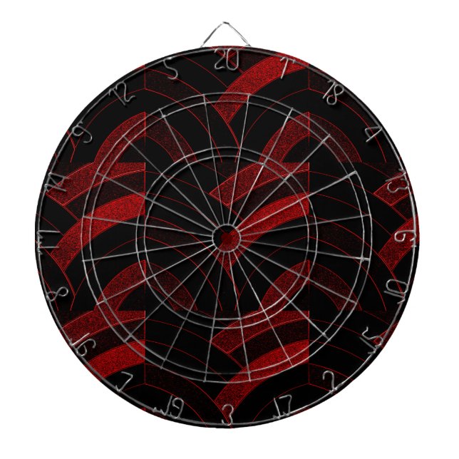 Cible De Fléchettes élégant chevron design (Devant)