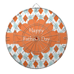 Cible De Fléchettes Élégant Motif de Jacquard orange papa