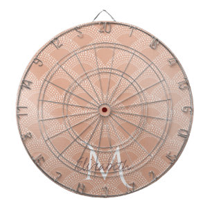 Cible De Fléchettes Élégant motif de l'échelle de poisson de sirène ro