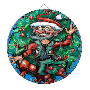 Cible De Fléchettes Elf Wreath
